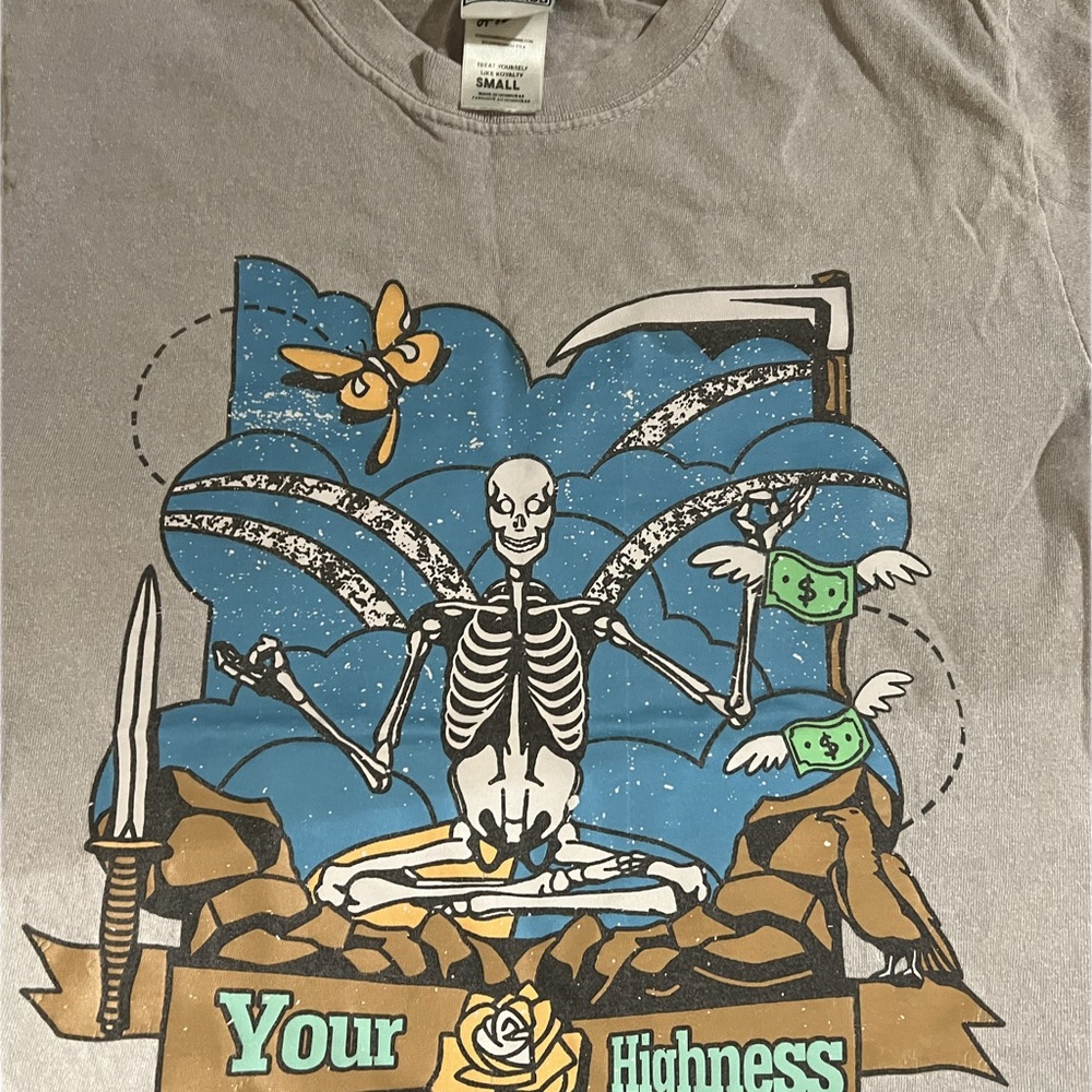Gray Graphic Kids T-Shirt